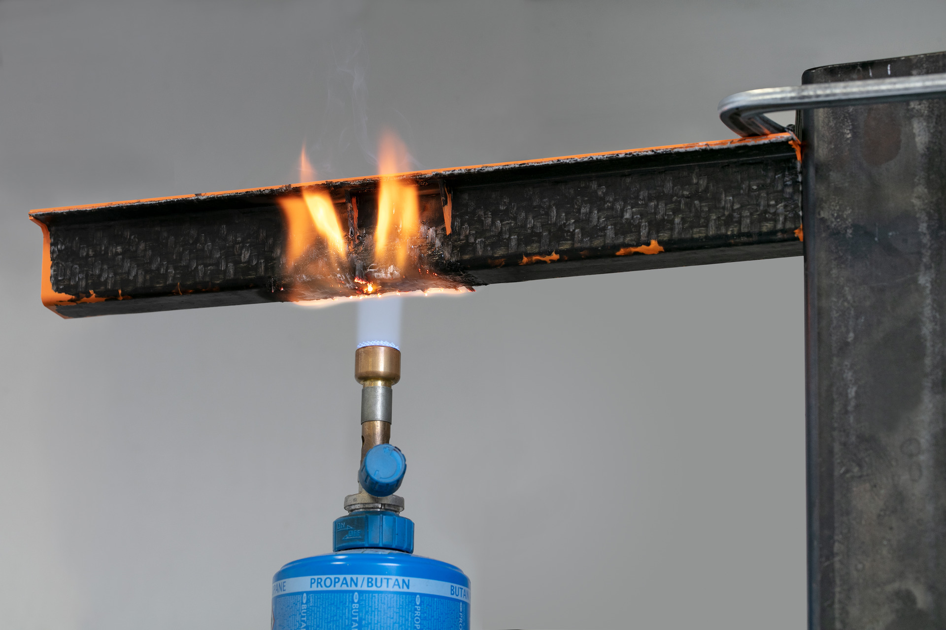 Tepex proves to be highly flame retardant in specific fire tests 
