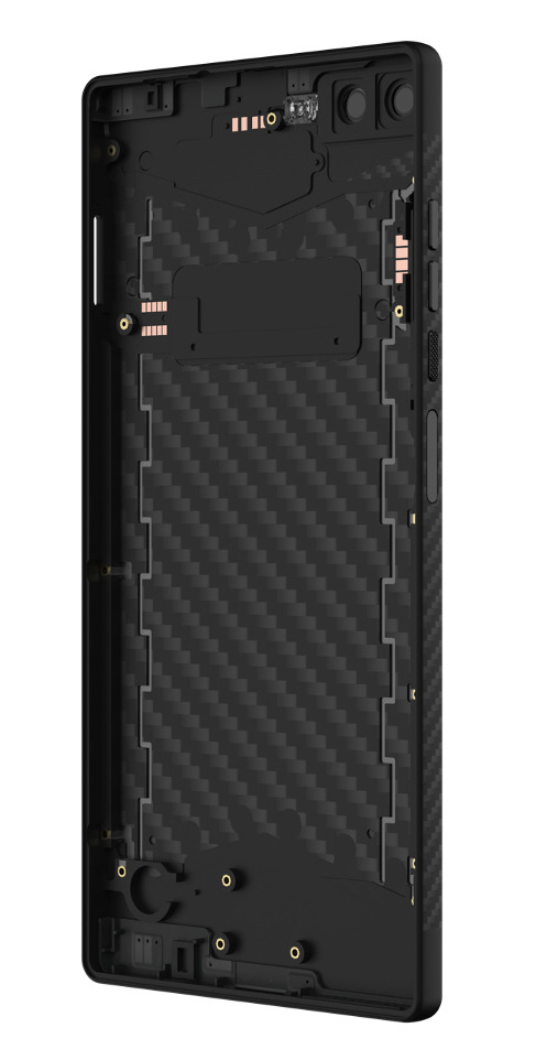smartphone with all-carbon-fiber housing, carbon fibers, Tepex