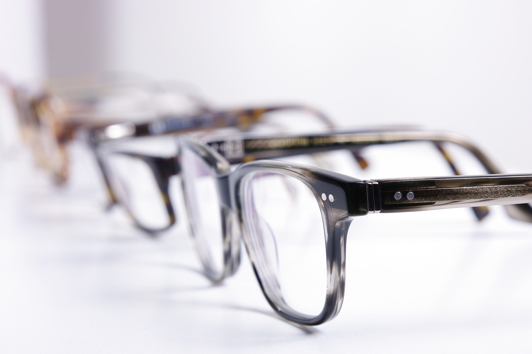 Glasses frame, glasses
