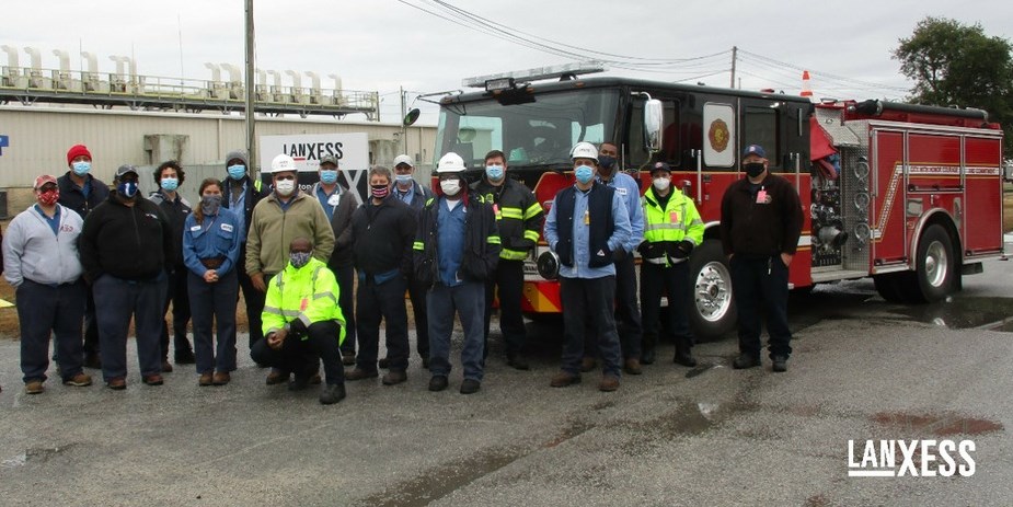 Employees at the Charleston, South Carolina facility participated in several special training sessions with the local Fire Department. 