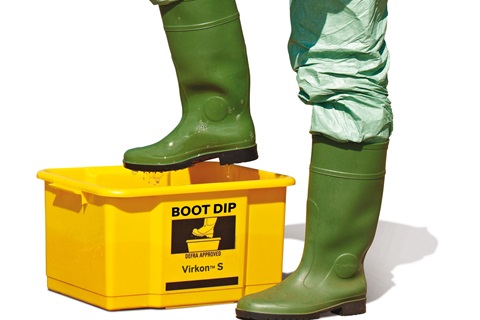 Virkon S Disinfection Boot dip
